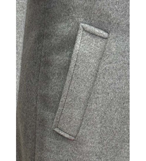 SUIT SARTORIA REMOVABLE COLLAR GREY COAT 8090