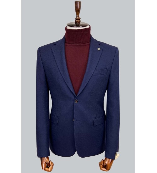 SUIT SARTORIA YÜN LACİVERT CEKET 4272