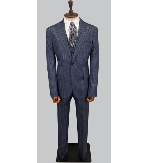 SUIT SARTORIA NAVY BLUE SUIT 2056