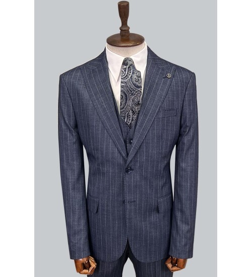 SUIT SARTORIA NAVY BLUE SUIT 2056