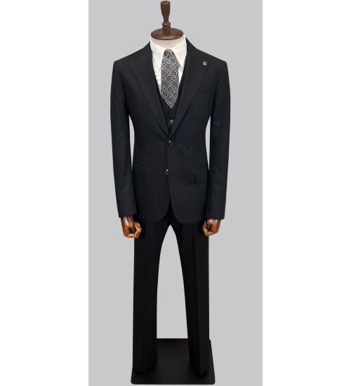 SUIT SARTORIA BLACK SUIT 2056