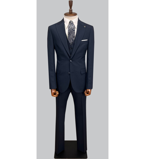 SUIT SARTORIA LACİVERT YELEKLİ TAKIM ELBİSE 2956