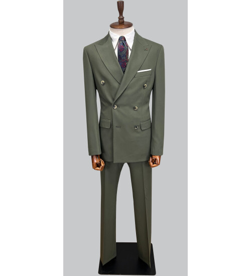 SUIT SARTORIA HAKİ KRUVAZE TAKIM ELBİSE 2957