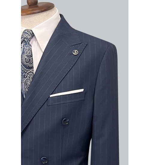 SUIT SARTORIA LACİVERT KRUVAZE TAKIM ELBİSE 2958