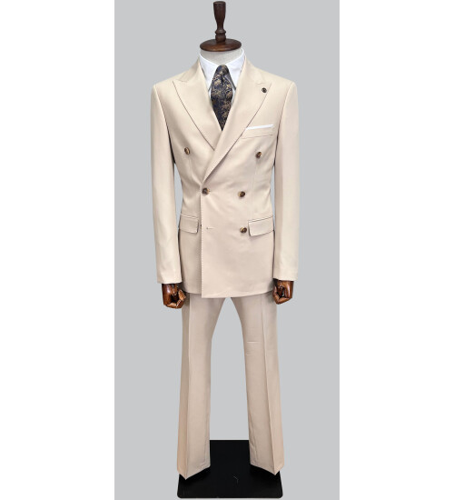 SUIT SARTORIA BEJ KRUVAZE TAKIM ELBİSE 2957