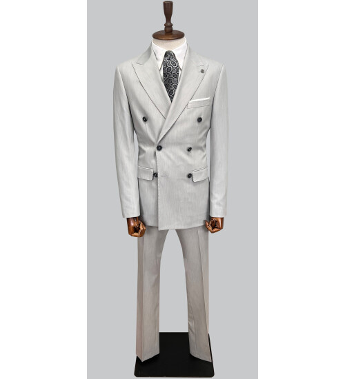 SUIT SARTORIA AÇIK GRİ KRUVAZE TAKIM ELBİSE 2957