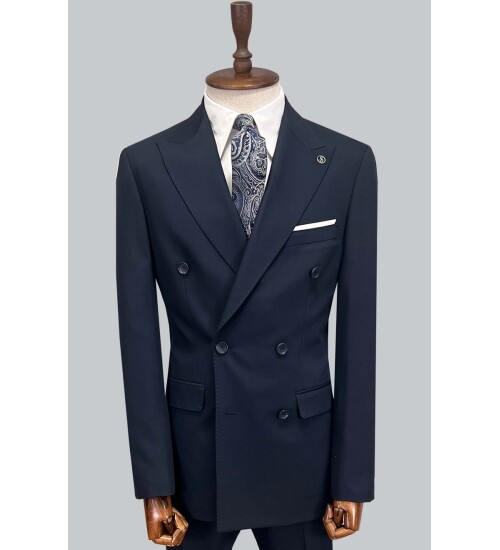 SUIT SARTORIA LACİVERT KRUVAZE TAKIM ELBİSE 2957