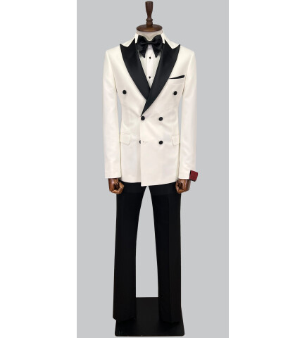 SUIT SARTORIA BEYAZ KRUVAZE DAMATLIK 5655