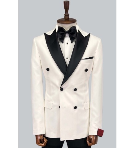 SUIT SARTORIA BEYAZ KRUVAZE DAMATLIK 5655