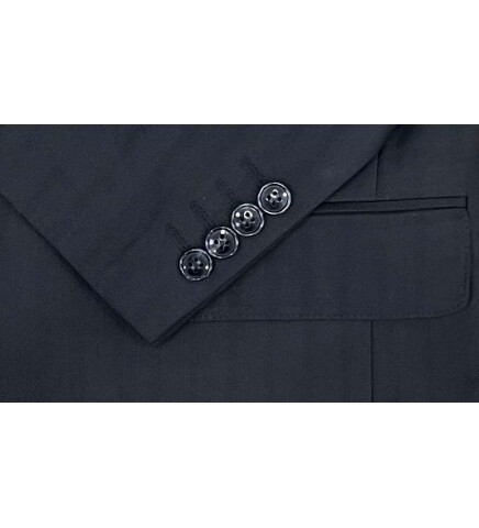 SUIT SARTORIA BLACK SUIT WITH DOUBLE FACED VEST 2917