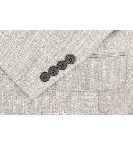 SUIT SARTORIA LIGHT GREY SUIT WITH DOUBLE FACED VEST 2916