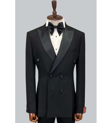 SUIT SARTORIA SİYAH KRUVAZE DAMATLIK 5651