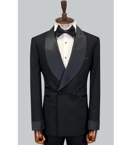 SUIT SARTORIA SİYAH KRUVAZE DAMATLIK 5650