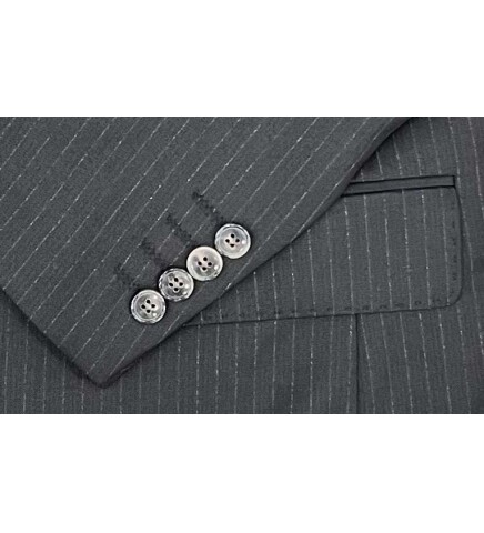 SUIT SARTORIA BLACK DOUBLE BREASTED SUIT 2894