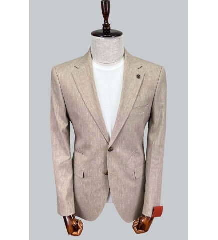 SUIT SARTORIA LINEN BEIGE JACKET 4372