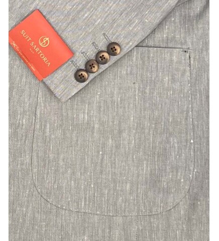 SUIT SARTORIA LINEN GREY JACKET 4371