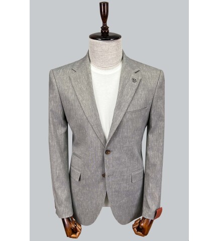 SUIT SARTORIA LINEN GREY JACKET 4372