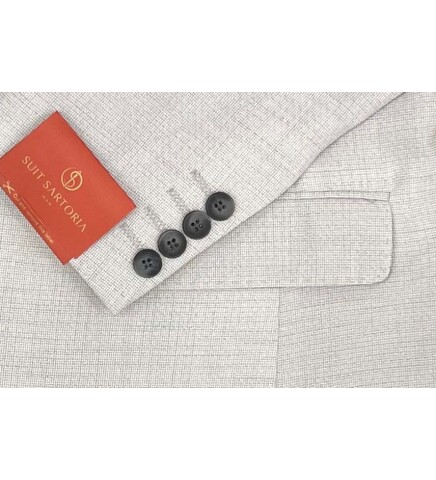 SUIT SARTORIA LINEN GREY JACKET 4372