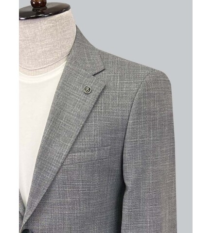 SUIT SARTORIA LINEN BLACK JACKET 4372