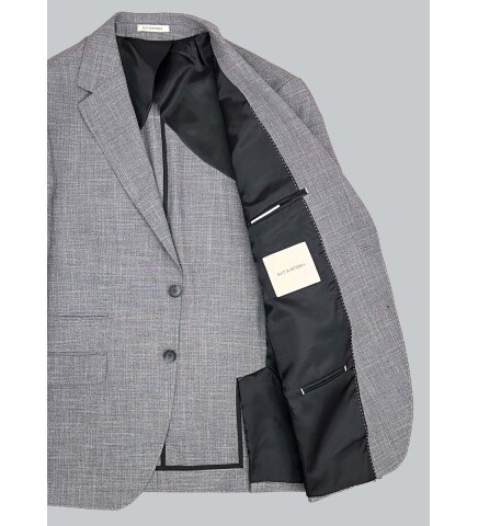 SUIT SARTORIA LINEN BLACK JACKET 4372