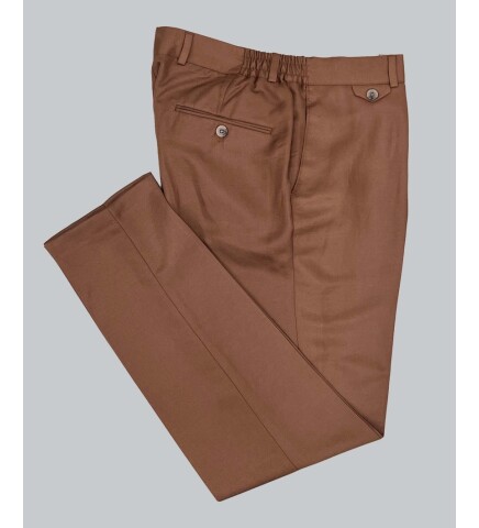 SUIT SARTORIA BROWN LINEN SUIT 2830