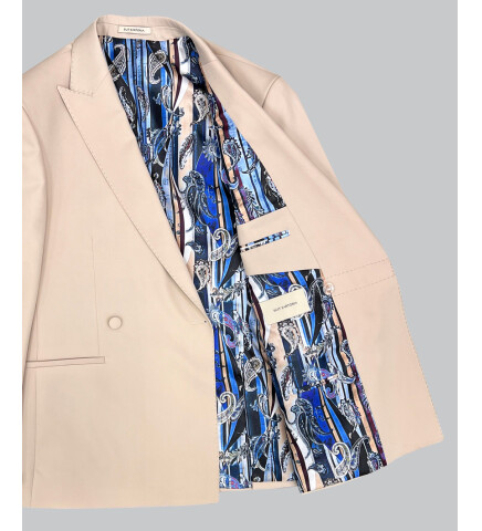 SUIT SARTORIA BEIGE DOUBLE BREASTED SUIT 2773