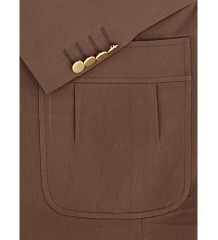 SUIT SARTORIA BROWN DOUBLE BREASTED SUIT 2802