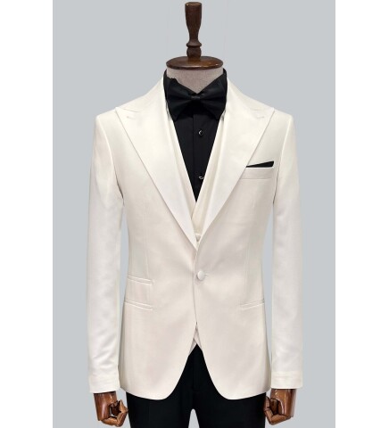SUIT SARTORIA BEYAZ DAMATLIK 5614
