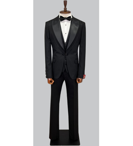 SUIT SARTORIA BLACK TUXEDO 5615