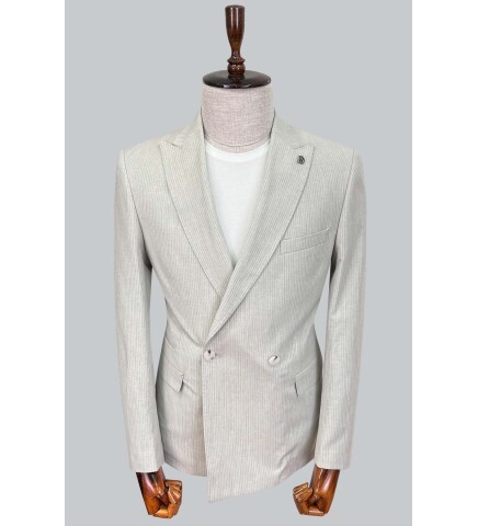 SUIT SARTORIA BEIGE LINEN JACKET 4453