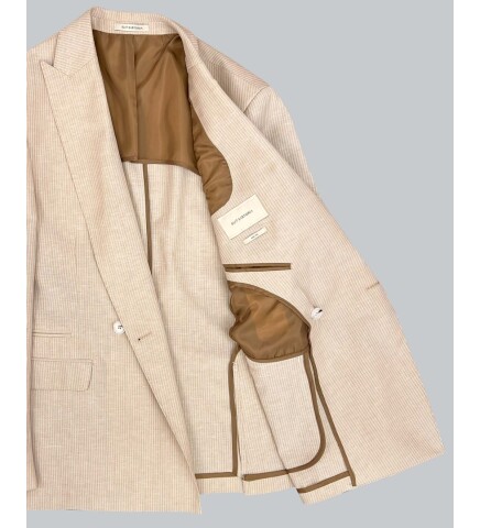 SUIT SARTORIA BEIGE LINEN JACKET 4453
