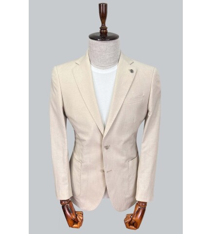 SUIT SARTORIA BEIGE LINEN JACKET 4455