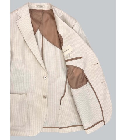 SUIT SARTORIA BEIGE LINEN JACKET 4455