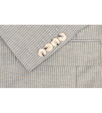 SUIT SARTORIA BLUE LINEN JACKET 4453