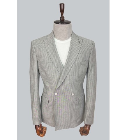 SUIT SARTORIA GREY LINEN JACKET 4453