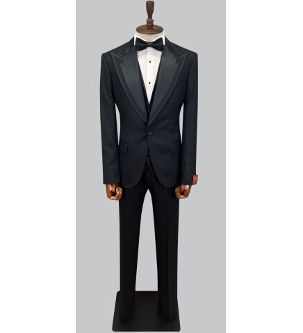SUIT SARTORIA BLACK TUXEDO 5594