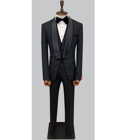SUIT SARTORIA BLACK TUXEDO 5595