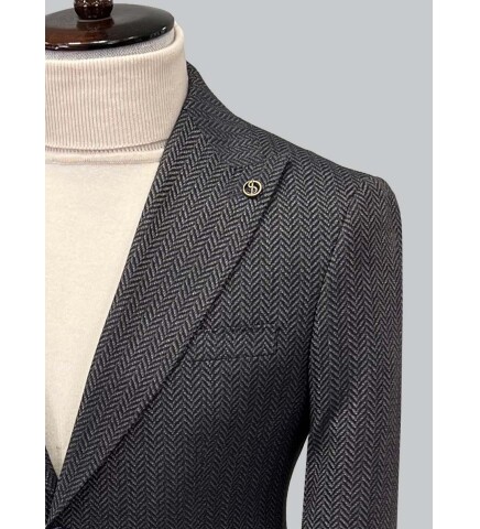 SUIT SARTORIA NAVY BLUE JACKET 4534