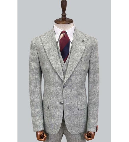 SUIT SARTORIA GREY WOOL SUIT 2551