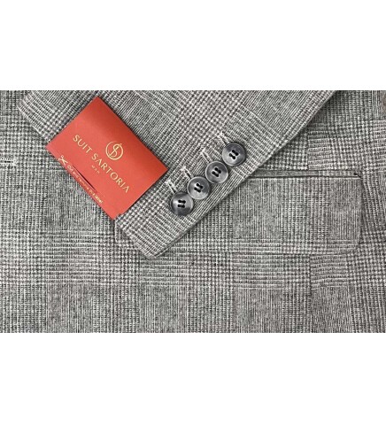 SUIT SARTORIA GREY WOOL SUIT 2551