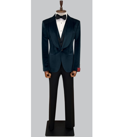 SUIT SARTORIA YEŞİL KADİFE DAMATLIK 5581