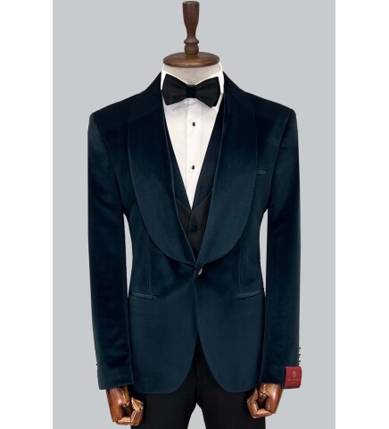 SUIT SARTORIA YEŞİL KADİFE DAMATLIK 5581