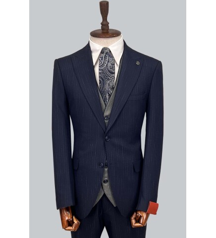 SUIT SARTORIA NAVY BLUE SUIT 2489