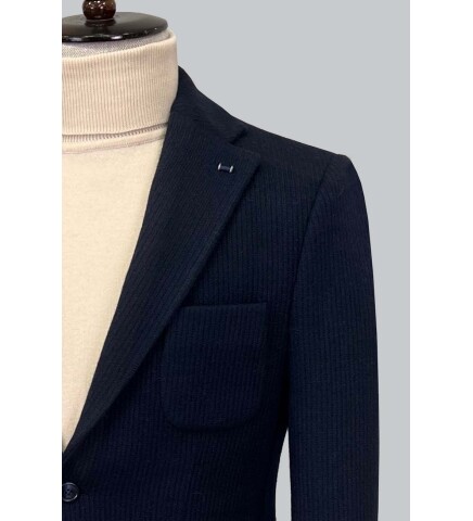 SUIT SARTORIA NAVY BLUE JACKET 4373