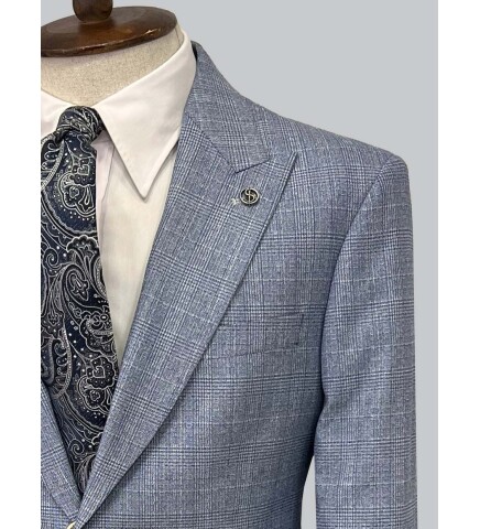 SUIT SARTORIA WOOL BLUE SUIT 2375