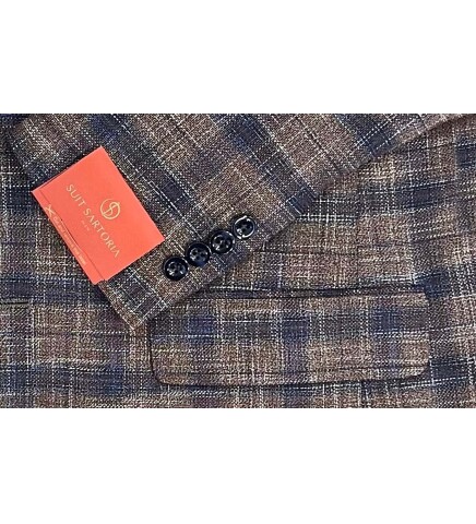 SUIT SARTORIA WOOL BROWN SUIT 2375