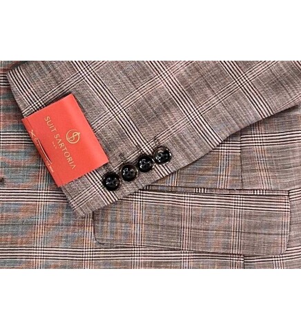 SUIT SARTORIA WOOL LIGHT BROWN SUIT 2375
