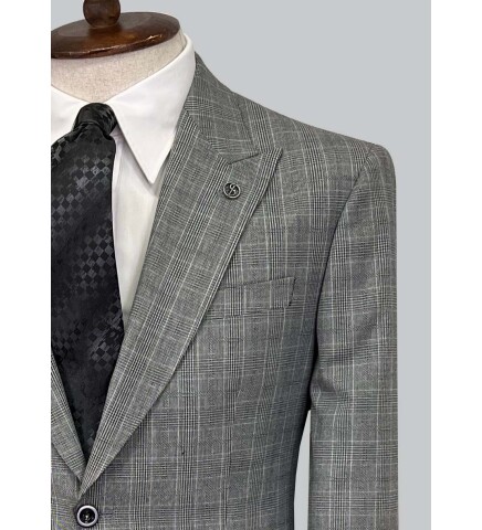 SUIT SARTORIA WOOL GREY SUIT 2375