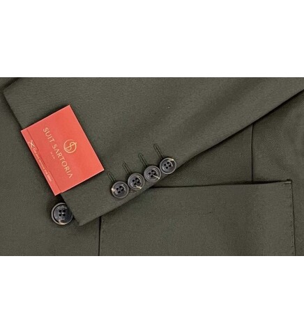 SUIT SARTORIA WOOL KHAKI SUIT 2447