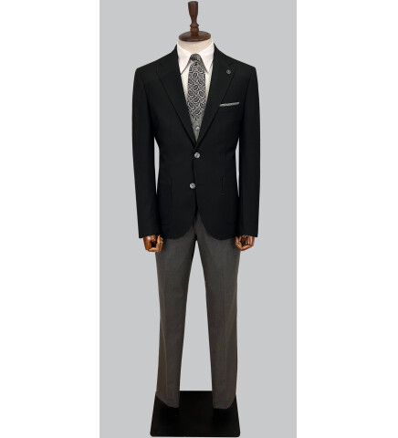 SUIT SARTORIA BLACK SUIT 2442